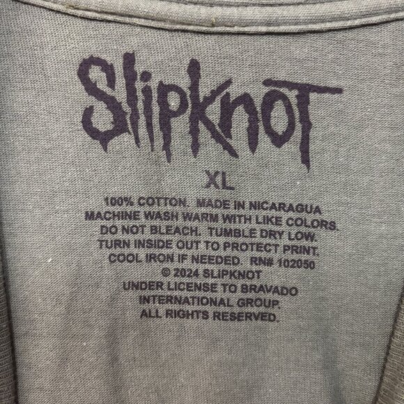 Slipknot Group Star Crest Green T-Shirt XL - Picture 5 of 5